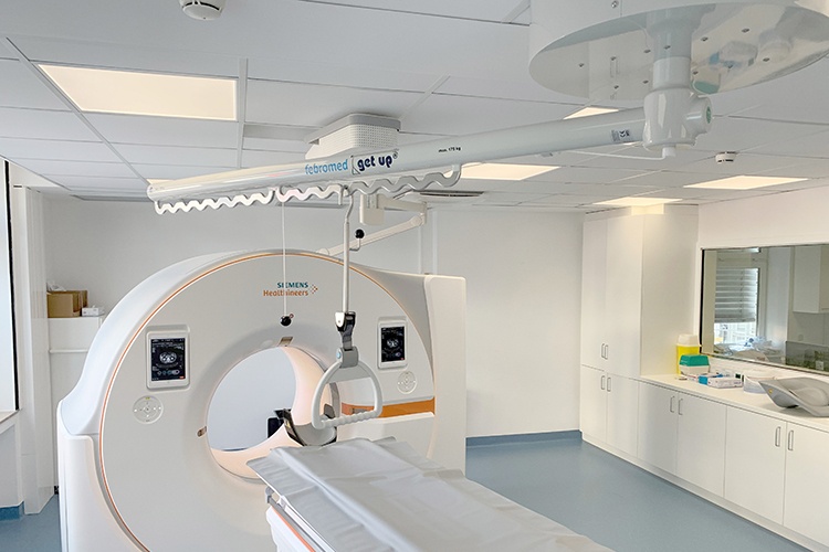 Febromed „get up“ – Haltesystem am CT Foto: Febromed