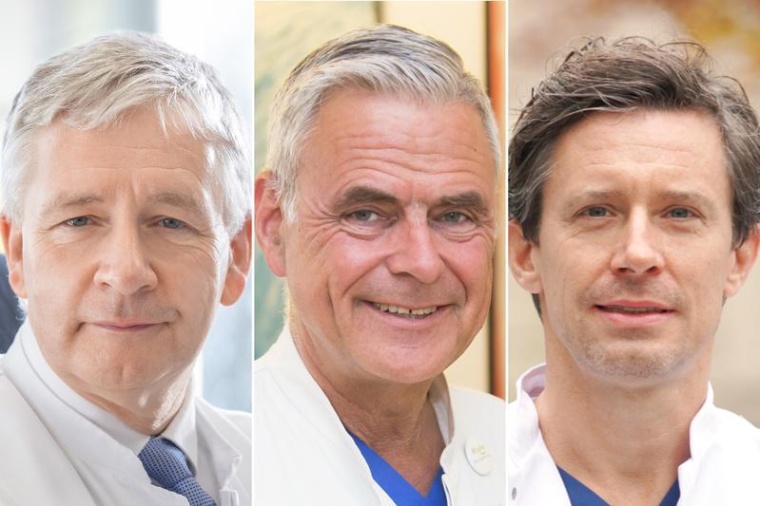 DIVI-Vizepräsident Professor Gernot Marx, Professor Uwe Janssens,...