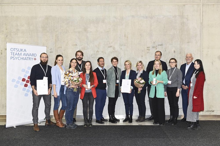 Die Sieger des Otsuka Team Award Psychiatry+, Foto: DGPPN