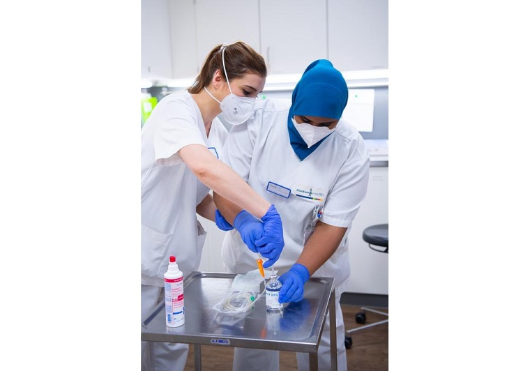 Auszubildende am Klinikum Darmstadt, Foto: Klinikum Darmstadt