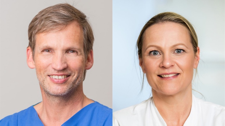 Dr. Imke Starp (rechts) und Johannes Knötzele (links) Fotos: Nikolai Wolff