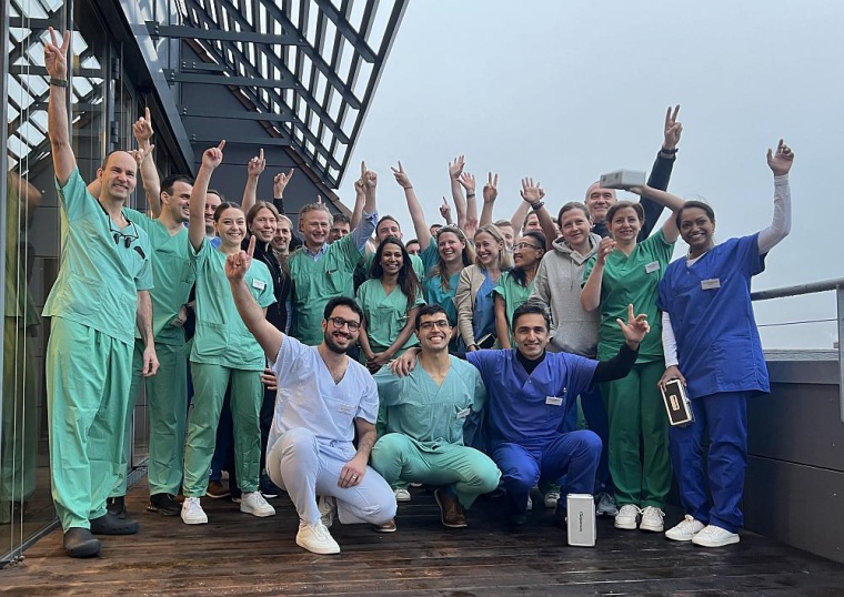 36-Stunden-non-stop-Training im Langenbeck-Virchow-Haus, Berlin, in den...