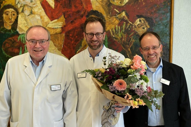 Freuen sich über den Meilenstein für die Elisabeth-Klinik Bigge und auf die...