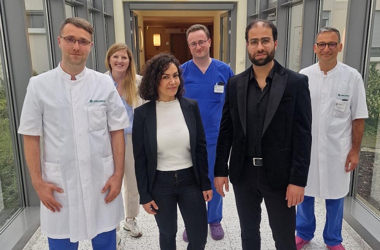 Das Team der Gefäßmedizin in der Asklepios Klinik Weißenfels – v.r.n.l....