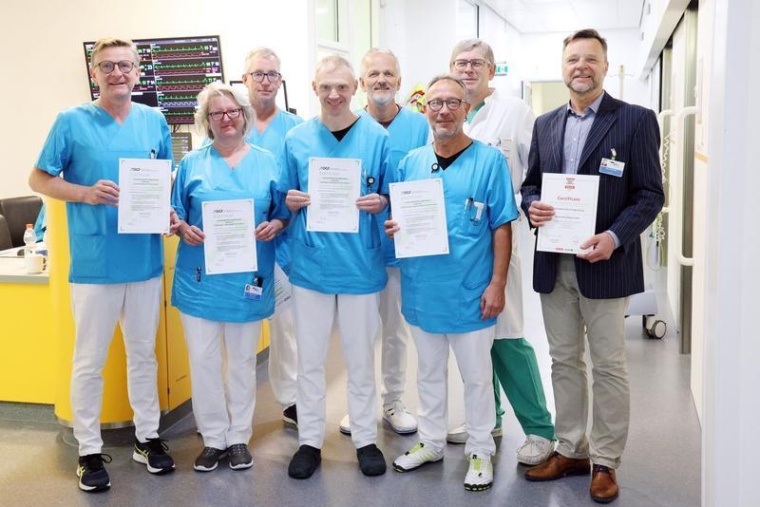 Pflegerische Leitungen: (v.l.n.r.) Georg Niederalt, Sieglinde Scholz, Berthold...