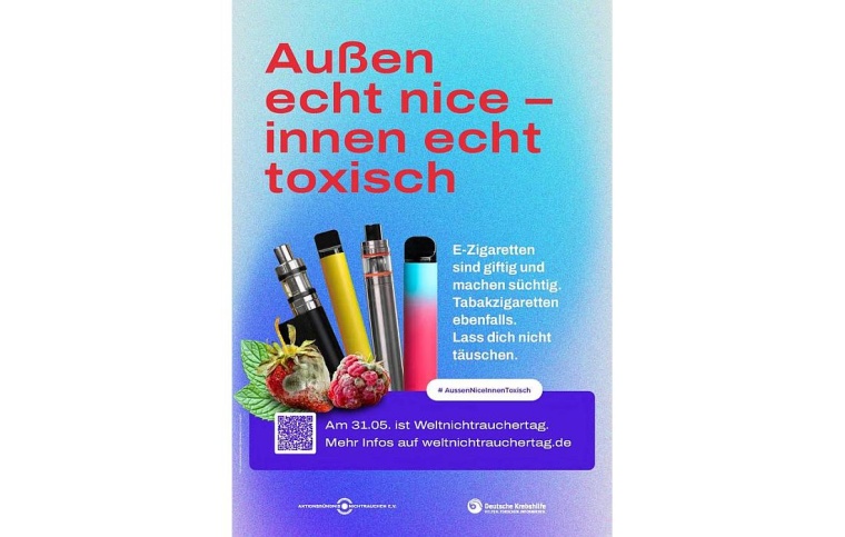 Plakatmotiv des Aktionsbündnis Nichtrauchen e. V. (ABNR) zum...