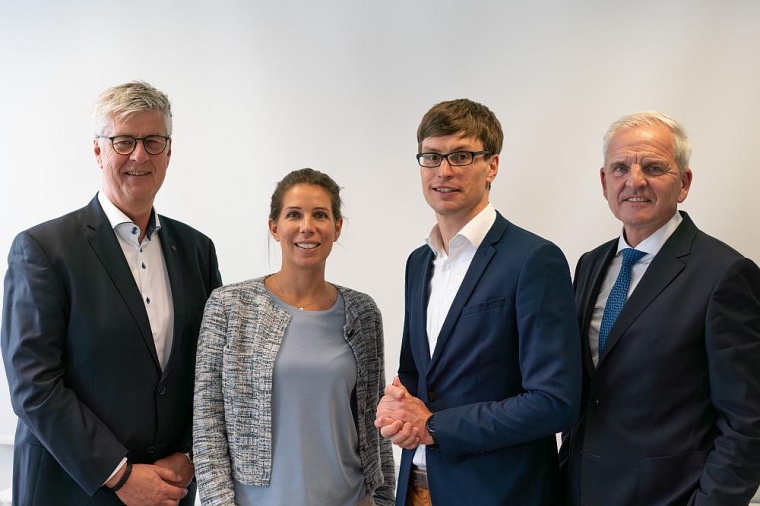 Die erweiterte Geschäftsführung der EKK plus (v. l. n. r.): Olaf Köhler,...