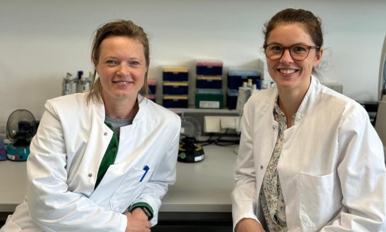 Dr. Marit Vermunt (l.) und Dr. Hannah Uckelmann, Universitätsklinikum...
