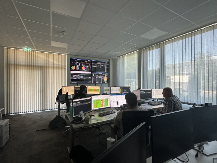 Foto des Leitstandes im skbs Foto: Teletracking