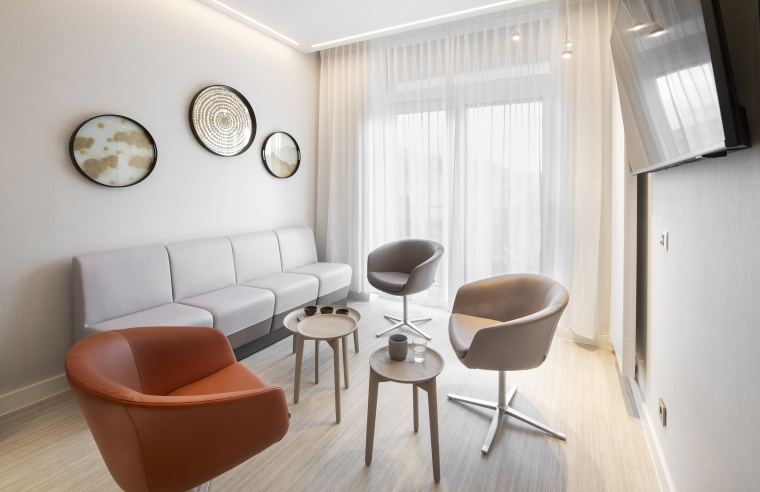 Die Lounge bietet alles zum Glücklichsein.
Foto: Sylvia Leydecker 100%...