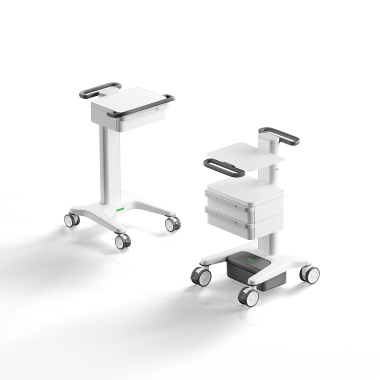 Haeberle präsentiert innovative Gerätewagen auf der Medica. Foto: Haeberle