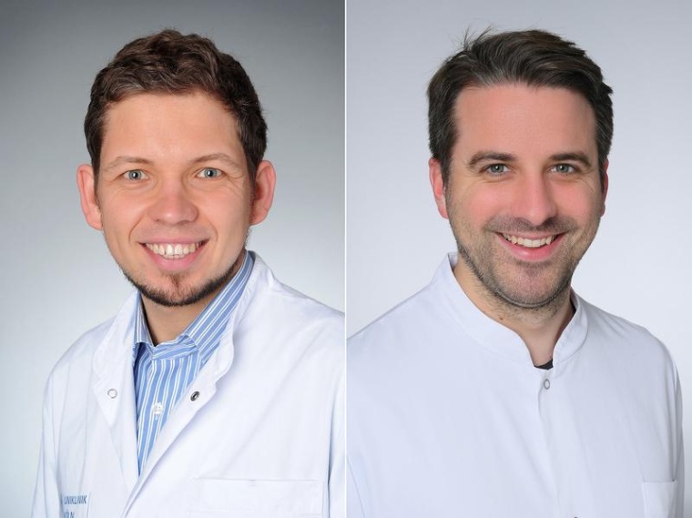 Priv.-Doz. Dr. Dr. Sven Borchmann und Dr. Jan-Michel Heger, Foto: Christian...