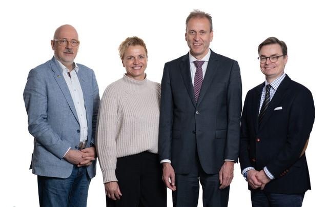 Das neue gewählte Präsidium des Deutschen Berufsverbandes der HNO-Ärzte...