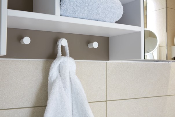 Patientenzimmer Private Krankenversicherung, Charité Berlin.
Foto: Keuco...