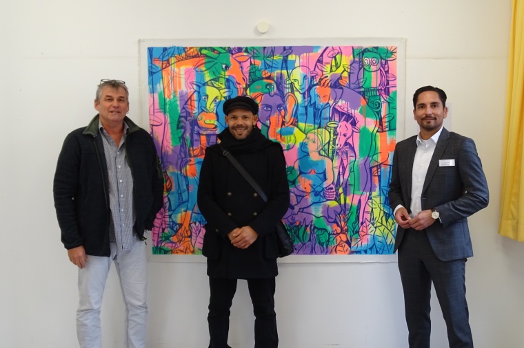 Eröffnung der Kunstausstellung „Metamorphose“ in der Klinik für...