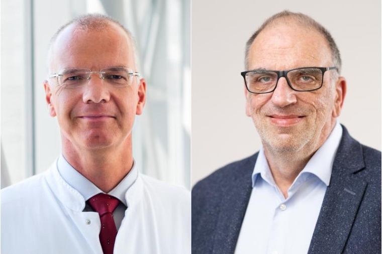 DIVI-Präsident Prof. Felix Walcher (l.) und DGINA-Präsident Martin Pin Foto:...