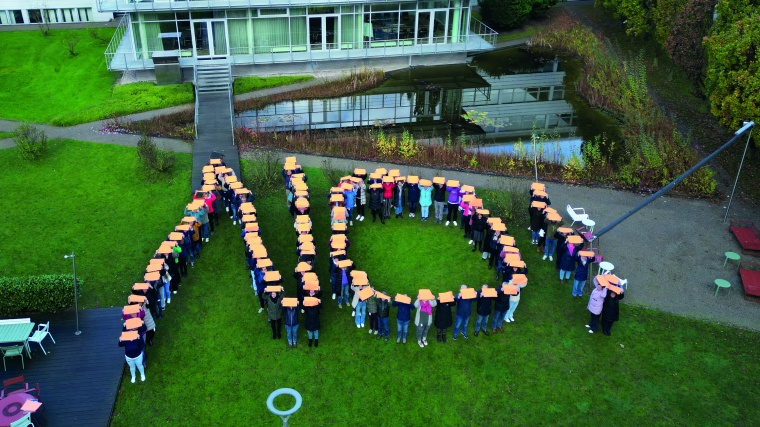 113 Mitarbeitende der ÄKWL setzten anlässlich des Aktionszeitraumes ein...