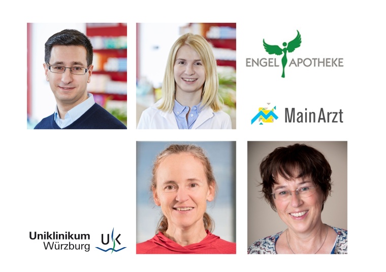 Barsom Aktas und Katrin Zehnter (oben) von der Engel Apotheke haben gemeinsam...