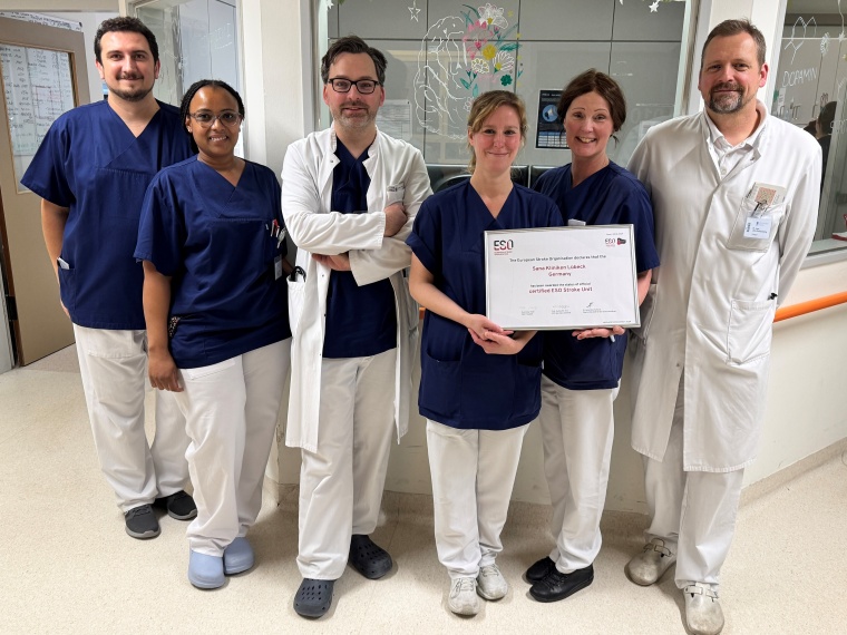 Die Schlaganfall-Spezialisten der Sana Kliniken Lübeck - hier stellvertretend...