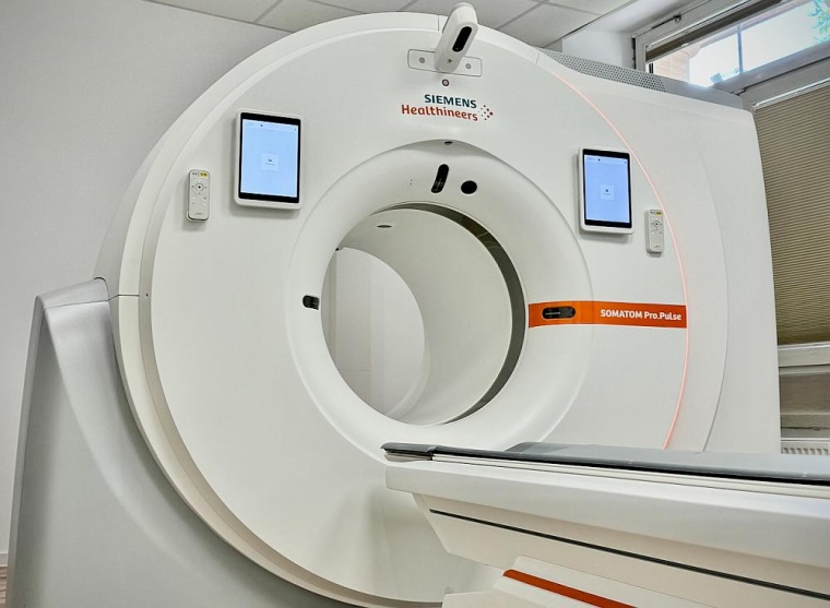 Modernes Dual-Source CT-Gerät (DSCT), Foto: RG20