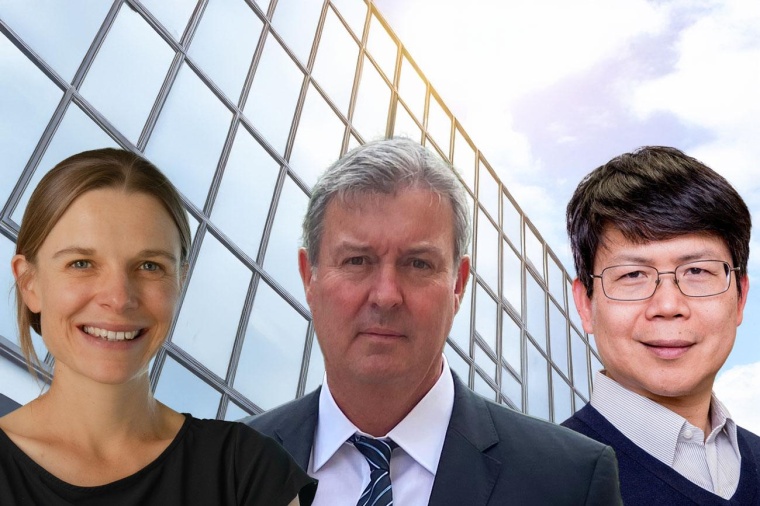 Andrea Ablasser, Glen Barber, Zhijian J. Chen, Fotos: Titouan Veuillet/EPFL;...