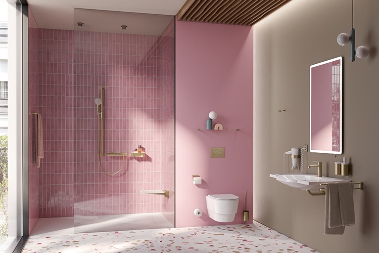 Ob warm oder eher kühl, vitalisierend oder beruhigend: Farben und Oberflächen...