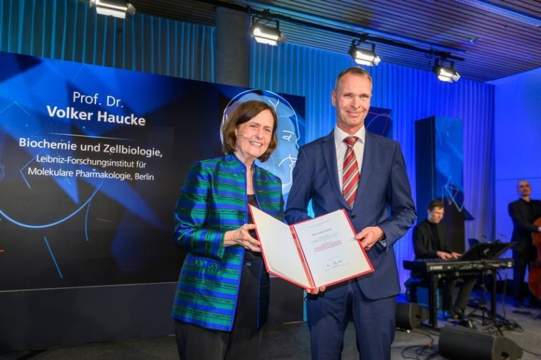 Prof. Dr. Volker Haucke erhält den Leibniz-Preis, Foto: David Ausserhofer / DFG