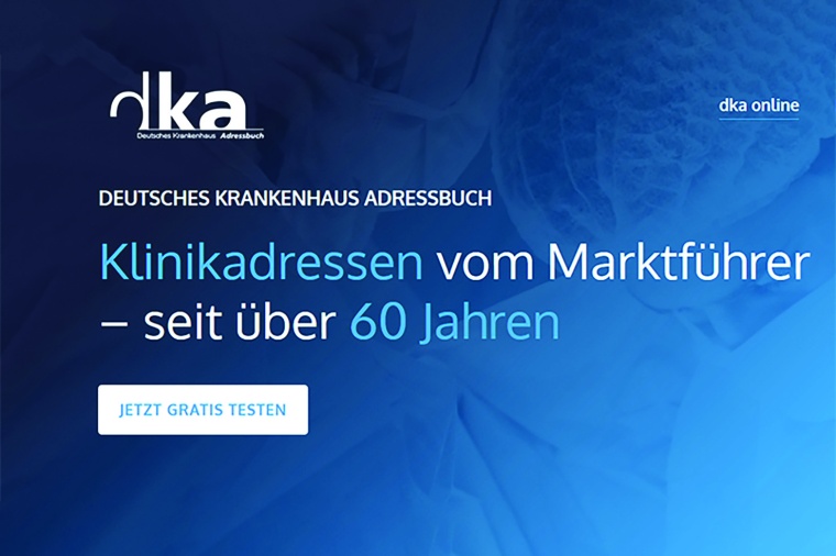 Screenshot: Deutsches Krankenhaus Adressbuch Klinikadressen

Foto: Rombach...