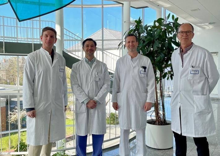 Das Heart-Team vom Universitätsklinikum Gießen. Von links: Prof. Bernd...