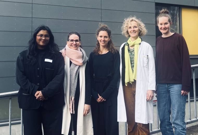 Das Essener INSPIRE-Projektteam (v.l.n.r.): Sophia Karunakaran, Prof. Dr....