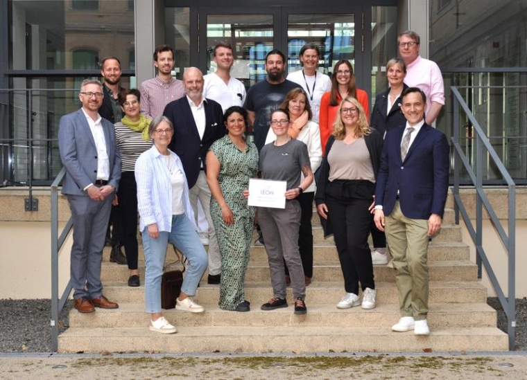 Teilnehmer der Auftaktveranstaltung des Projektes Mitte April am...