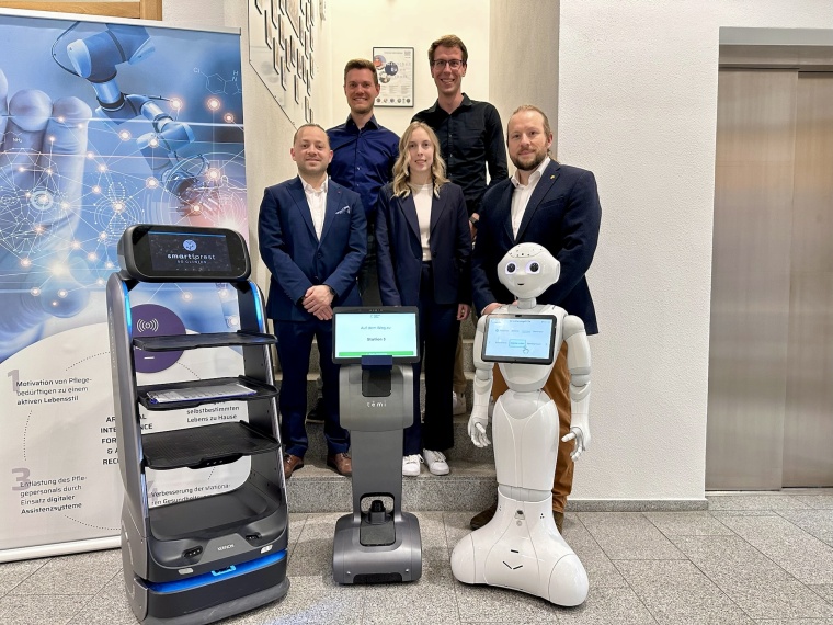 Team des EXIST-Forschungstransfer-Projekts Athegus (v.l.n.r.): Sebastian...