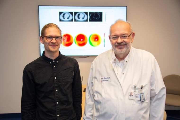 KI-Forschung für die medizinische Bildgebung am HDZ NRW: Dr. Tamino Huxohl...