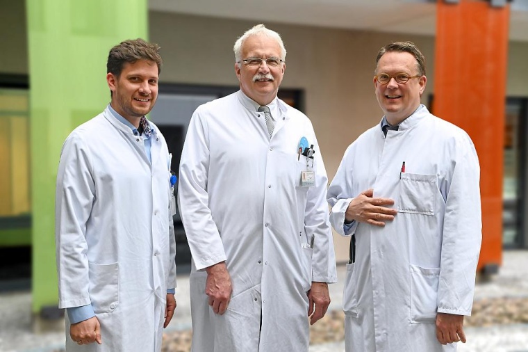 Bochumer Medizinerteam: Roland Schroers, Ralf Gold und Jeremias Motte, Foto:...