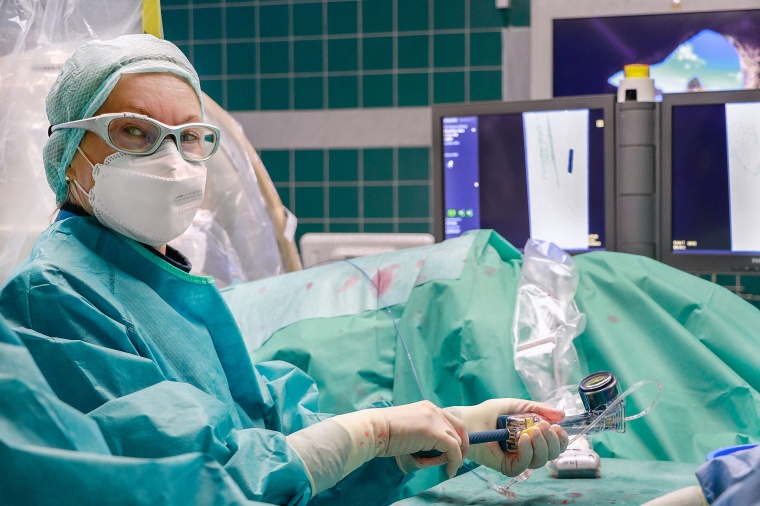 Dr. Patricia Schaub, Chefärztin der Gefäßchirurgie am St....