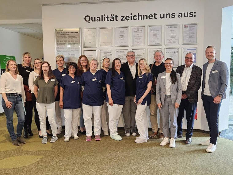 Das interdisziplinäre Team des Südthüringer Brustkrebszentrums Meiningen...