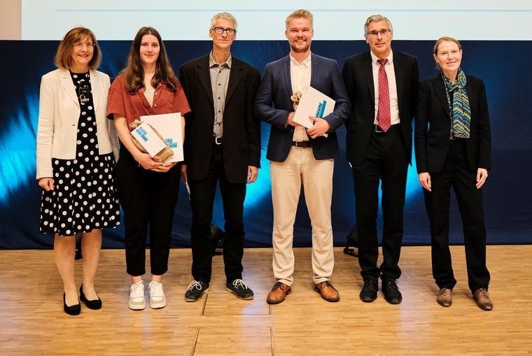 Prof. Dr. Katharina Holzinger (Rektorin Uni KN), Jana Molz , Prof. Dr. Marcel...