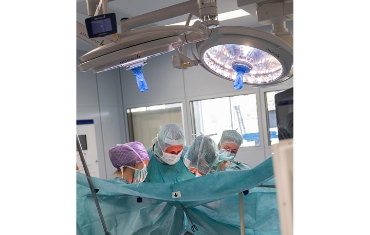 Operationen von Lungentumoren, wie hier vom Team um Prof. Steinert...