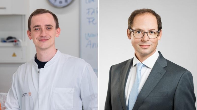 Dr. med. Wulf Tonnus (links) ist einer der drei Erstautoren der Studie. Prof....
