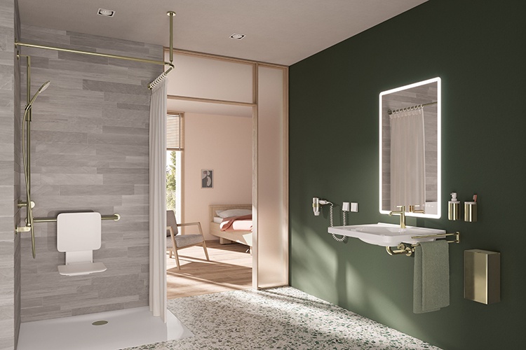 Die Sanitärsysteme und Accessoires von Hewi gibt es in verschiedenen neuen...