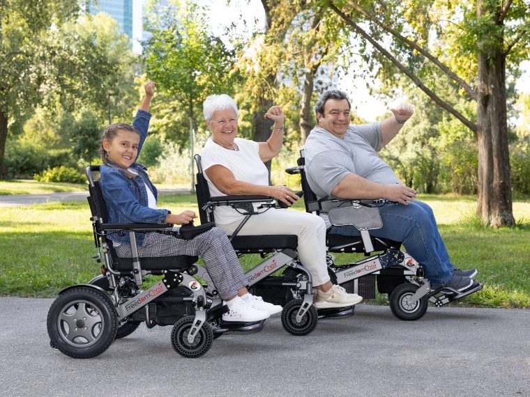 Die Rollstühle von FreedomChair haben ein markantes Design-Upgrade bekommen...