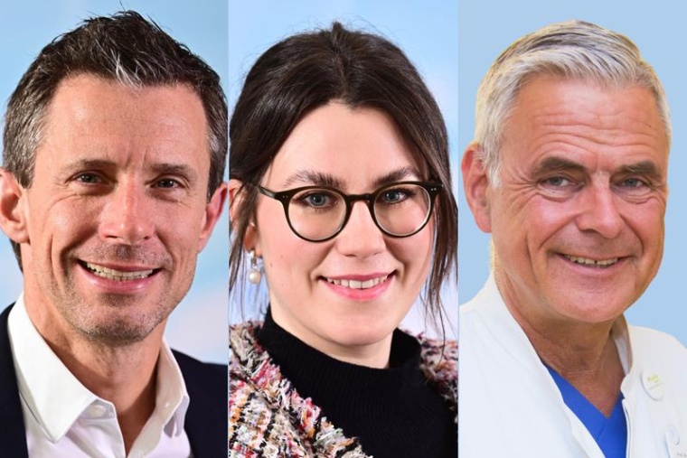 (v.l.:) DIVI-Präsident Professor Florian Hoffmann, Louisa Jahnke –...