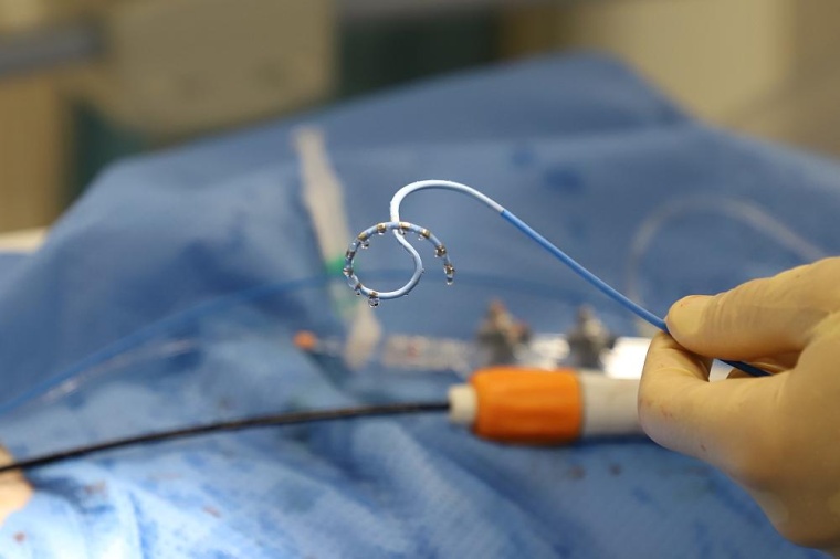 Der ringförmig ausgebildete Varipulse-Katheter. Foto: Alb Fils Klinikum