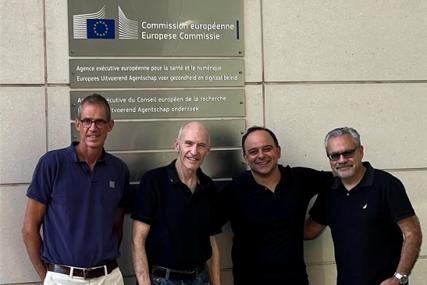 Die Projektleiter des ERC Synergy Grants „Precision-ImmunoRad“ (v.l.):...