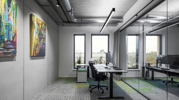 Foto: Henrik Schipper Photography. Der LTS Lichtkanal strukturiert offene...