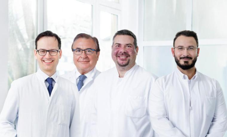 Das ärztliche Team des Interdisziplinären Wirbelsäulenzentrums (v. l. n....