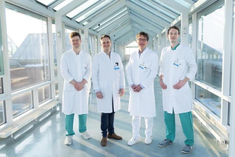 Für das Projekt verantwortlich (v.li.): Dr. Andreas Siegmund, Prof. Dr. Silvan...