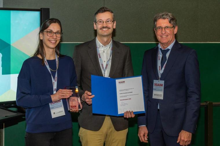 PD Dr. med. Rüdiger Görtz und Dr. med. Anna Wolfschmidt-Fietkau mit...