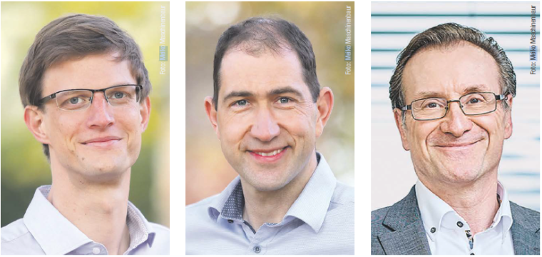 Dr. Ansgar Schmidt-Bleker (links), Dr. Jörn Winter (Mitte), Marijan N....