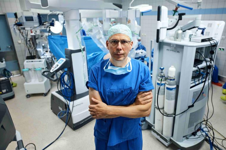 Prof. Joachim Schmidt ist der Direktor der neuen Klinik für Thoraxchirurgie am...